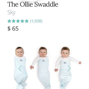 The Ollie World Swaddle - SKY color